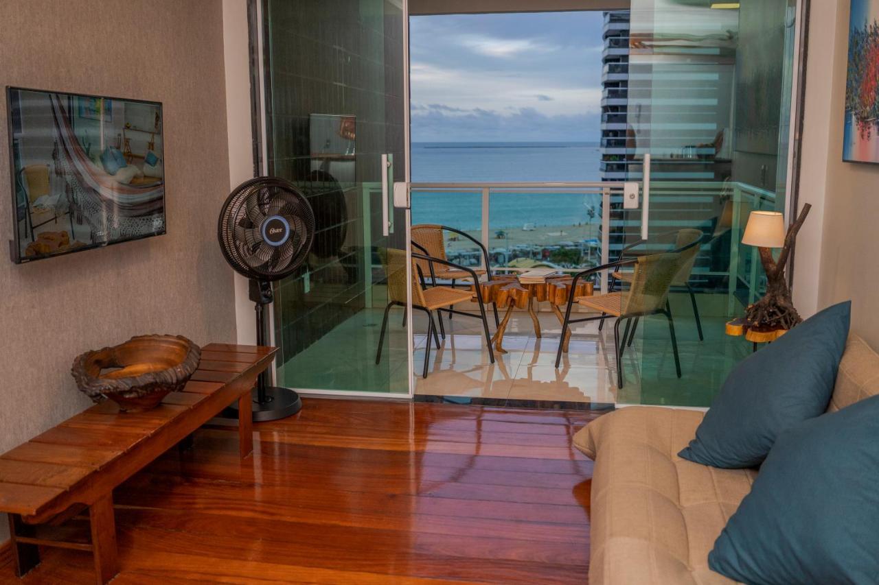 Apartamento Vista Mar Melhor Localizacao Da Cidade 福塔雷萨 外观 照片