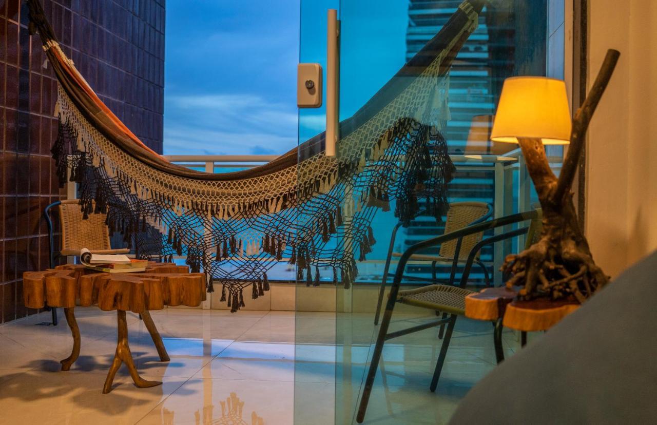 Apartamento Vista Mar Melhor Localizacao Da Cidade 福塔雷萨 外观 照片